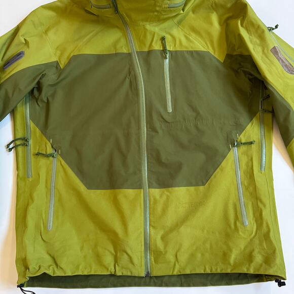 Vintage Arc'teryx Sidewinder Men's Size XL Sv Goretex XCR Jacket Green Recco - Picture 2 of 16